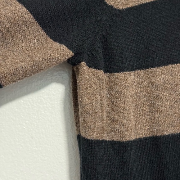 Black and Brown Striped Sweater Knit Dress 🧶 - Picture 5 of 15